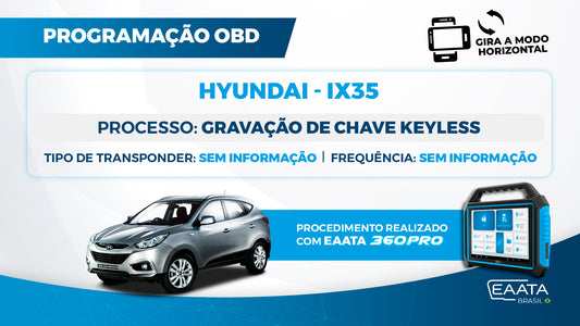 Programación de llave Hyundai IX35 Keyless
